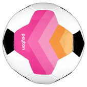 ヴィンテージウインドブレーカーカラーブロックダーツ名前をカスタムする サッカーボール (回転)