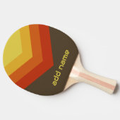 ヴィンテージウインドブレーカーカラーブロックダーツ名前をカスタムする 卓球ラケット (横)