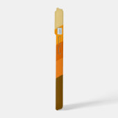 ヴィンテージウインドブレーカーカラーブロックダーツ名前をカスタムする iPhone 15ケース (左側面)