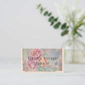 ヴィンテージウェア3.5インチx 2.0インチ名刺 名刺 (スタンド正面)