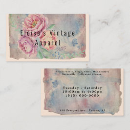 ヴィンテージウェア3.5インチx 2.0インチ名刺 名刺