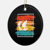 ヴィンテージウェイクボーディングウェイクサーフンウェイクサーファー セラミックオーナメント (左)