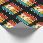 ヴィンテージウェイクボーディングウェイクサーフンウェイクサーファー ラッピングペーパー (角)