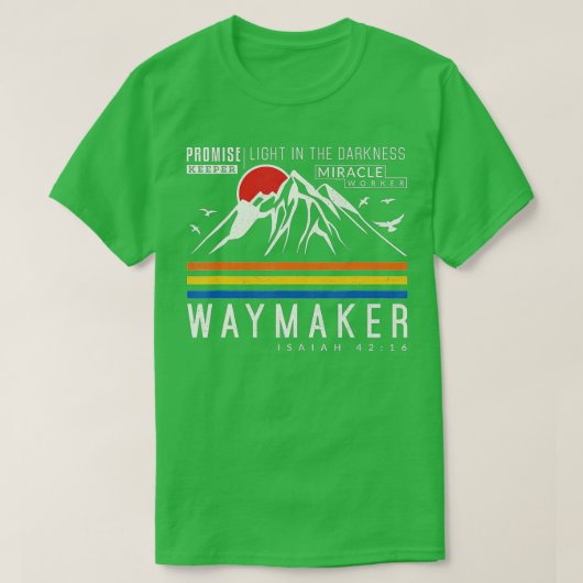 ヴィンテージウェイメーカーの約束キーパーの奇跡の労働者 –  Tシャツ (デザイン正面)
