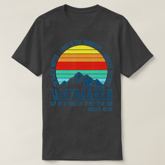ヴィンテージウェイメーカー奇跡の労働者の約束キーパーChr Tシャツ (デザイン正面)