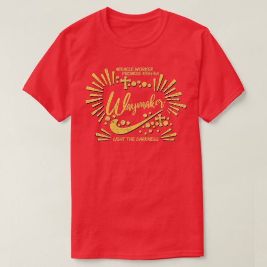 ヴィンテージウェイメーカー奇跡の労働者の約束キーパーDis Tシャツ (デザイン正面)