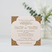 ヴィンテージウェスタンスタイル結婚ズ 招待状 (スタンド正面)