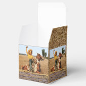 ヴィンテージウェスタン女性のカーボーイオンホースなびく フェイバーボックス (オープン)