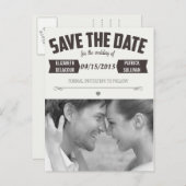 ヴィンテージウェスタン日付写真はがきを保存 案内ポストカード (正面/裏面)