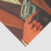 ヴィンテージウェスタン漫画イラストレーション 薄葉紙 (詳細)