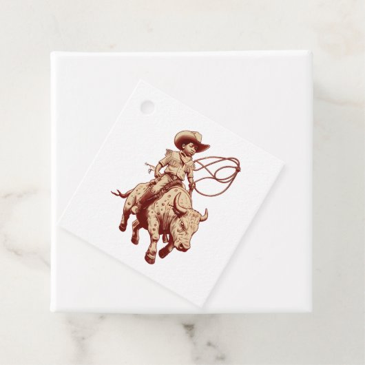 ヴィンテージウェスタン誇りを持ったライドリトルカウボーイ フェイバータグ (インサイチュ)