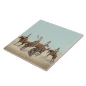 ヴィンテージウェスタン4カウボーイズオンバッキングホース タイル (側面)