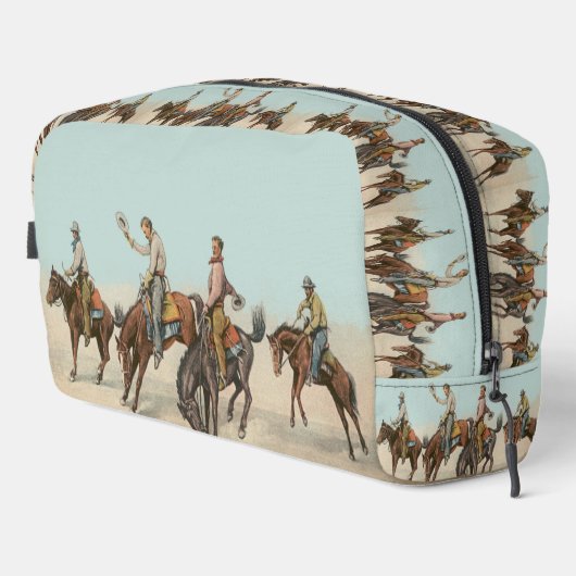 ヴィンテージウェスタン4カウボーイズオンバッキングホース ドップキット (右コーナー)