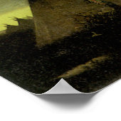 ヴィンテージウェスタン、インディアンキャンプアットドーンバイタヴェルニエ ポスター (角)