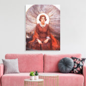 ヴィンテージウェスタン、マドンナ・オブ・ザ・プレーリーby Koerner キャンバスプリント (インサイチュ (リビング))