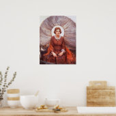 ヴィンテージウェスタン、マドンナ・オブ・ザ・プレーリーby Koerner ポスター (キッチン)