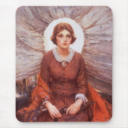 ヴィンテージウェスタン、マドンナ・オブ・ザ・プレーリーby Koerner マウスパッド (正面)