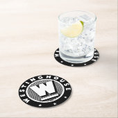 ヴィンテージウェスチングハウスロゴ紙コースター ラウンドペーパーコースター (インサイチュ)