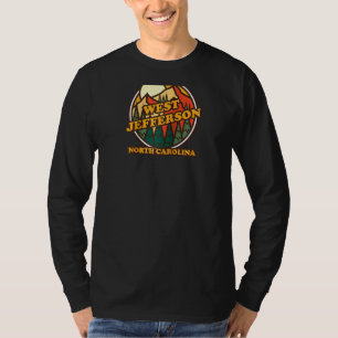 ヴィンテージウェストジェファーソンノースカロライナ山ハイク Tシャツ