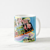 ヴィンテージウェストバージニア挨拶 コーヒーマグカップ (正面右)