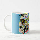 ヴィンテージウェストバージニア挨拶 コーヒーマグカップ (左)