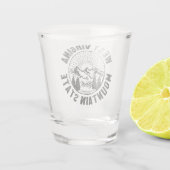 ヴィンテージウェストバージニア ショットグラス (裏面)