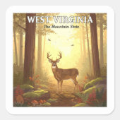 ヴィンテージウェストバージニア スクエアシール (正面)