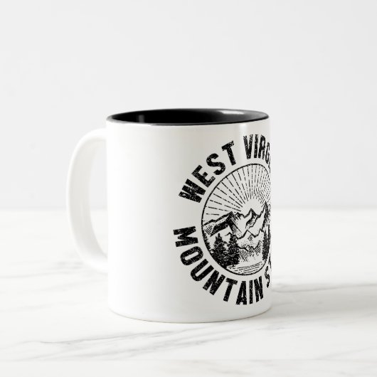 ヴィンテージウェストバージニア ツートーンマグカップ (正面左)