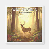 ヴィンテージウェストバージニア マグネット (正面)