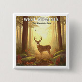 ヴィンテージウェストバージニア 缶バッジ (正面)