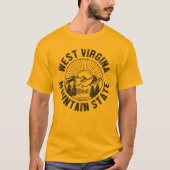 ヴィンテージウェストバージニア Tシャツ (正面)