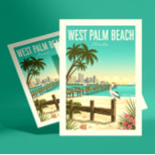 ヴィンテージウェストパームビーチフロリダ ポストカード
