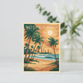 ヴィンテージウェストパームビーチ、フロリダ ポストカード (スタンド正面)