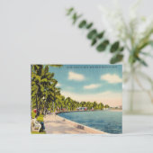 ヴィンテージウェストパームビーチ、フロリダ ポストカード (スタンド正面)