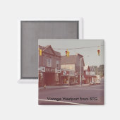 ヴィンテージウェストポートマグネット – ファインアート劇場 マグネット (正面/裏面)