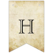 ヴィンテージウェディングの新人夫妻 バンティングフラッグ (第2の旗)