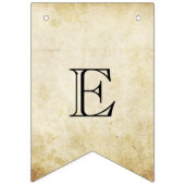 ヴィンテージウェディングの新人夫妻 バンティングフラッグ (第3の旗)