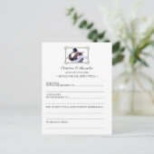 ヴィンテージウェディングアドライブカードアドバイス1920のテーマ アドバイスカード (スタンド正面)