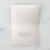 ヴィンテージウェディングアルバムおめでとう カード (内部)