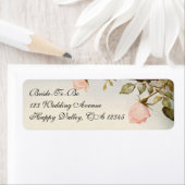 ヴィンテージウェディングアンティークガーデンバラ花 ラベル (インサイチュ)