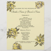 ヴィンテージウェディングイエローアンティークガーデンバラリース (正面)