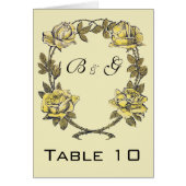 ヴィンテージウェディングイエローアンティークガーデンバラリース (正面)