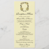 ヴィンテージウェディングイエローアンティークガーデンバラリース メニュー (正面)