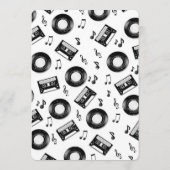 ヴィンテージウェディングクラシックレトロビニールレコードカスタム メニュー (裏面)