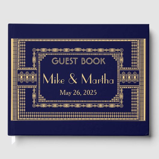 ヴィンテージウェディングゲストブック ゲストブック (正面)