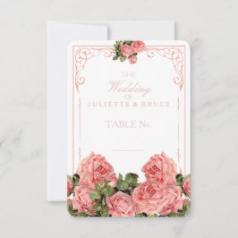 ヴィンテージウェディングシャルボード – 座席表 招待状