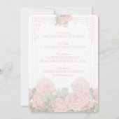 ヴィンテージウェディングシャルボード – 結婚式招待状 招待状 (裏面)