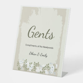 ヴィンテージウェディングシンボルや象徴カードテンプレート 台座サイン