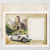 ヴィンテージウェディングジャンクジャーナルスクラップブックページ13 &14 (正面/裏面)