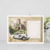 ヴィンテージウェディングジャンクジャーナルスクラップブックページ13 &14 (スタンド正面)